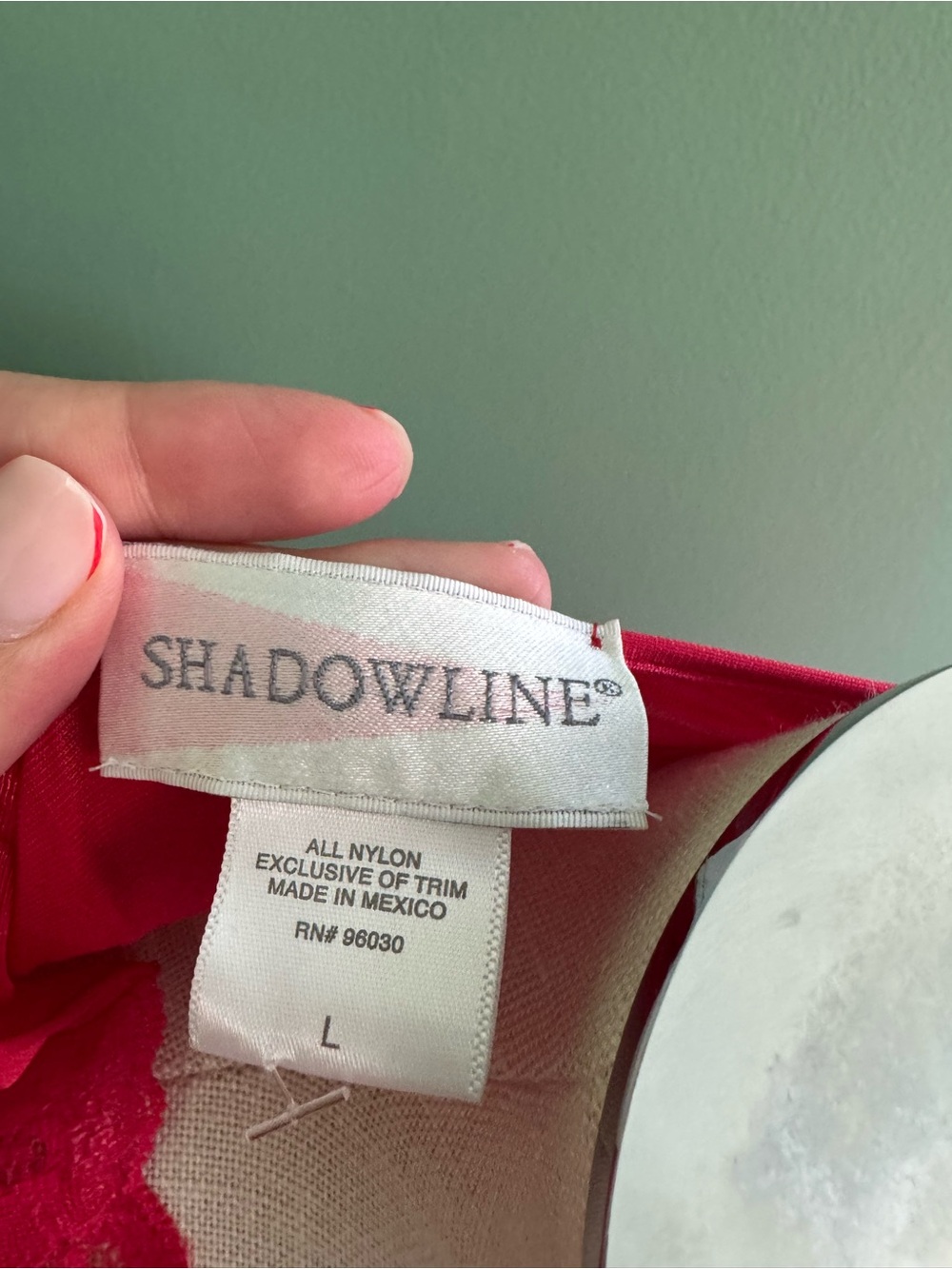 Red Vintage Nightgown & Robe set - Picture 9 of 12